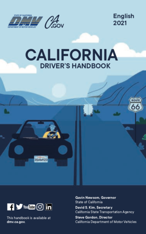 dmv handbook california dmv handbook california