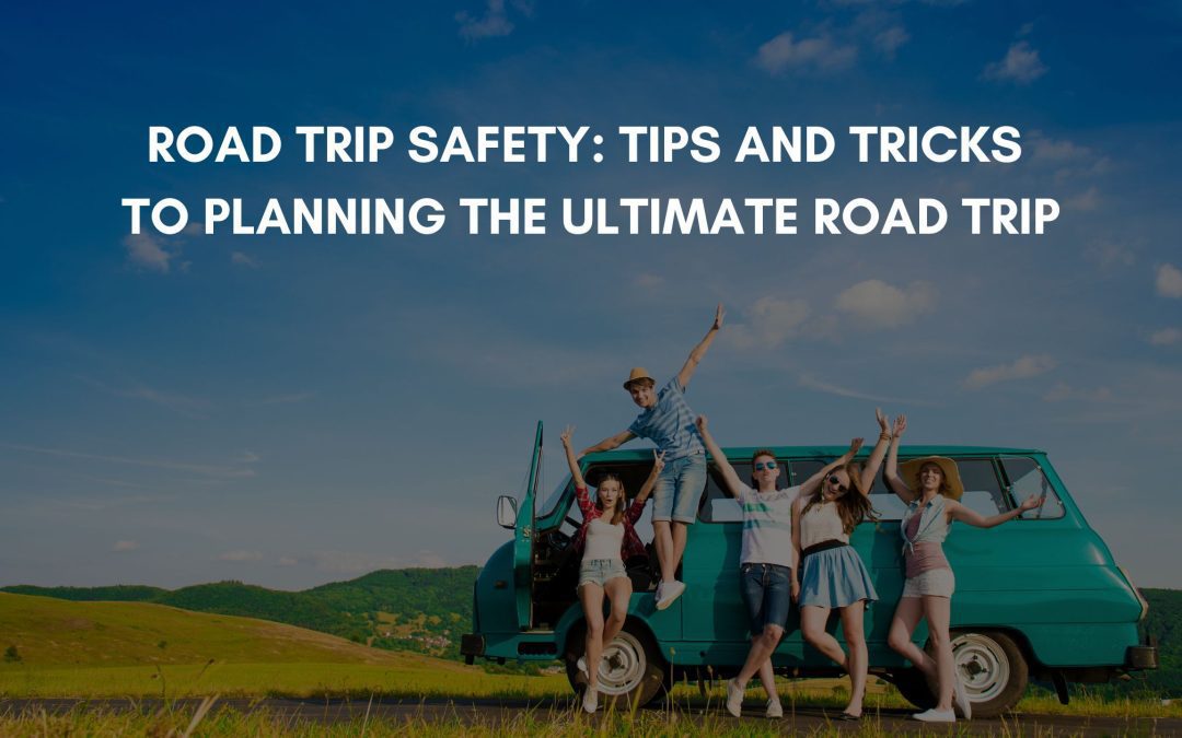 Road trip safety tips banner image